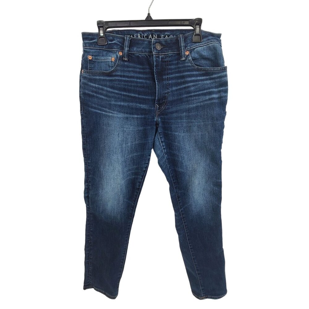 American Eagle Women's Slim Fit Denim Jeans Blue Size 33x30